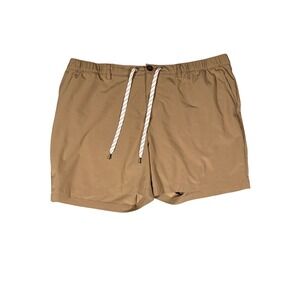 Chubbies Everywear Shorts Mens XXXL 3XL Khaki Tan 6 Inch Inseam Stretch Lined